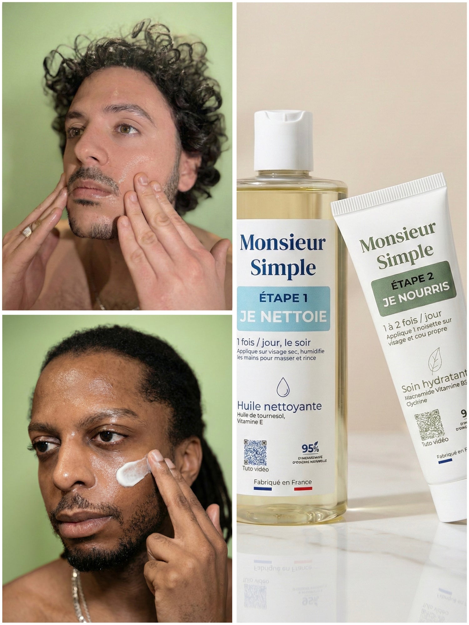 Soin visage homme Monsieur Simple